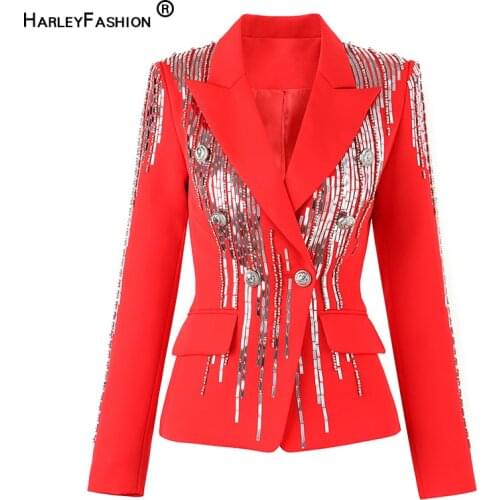 HARLEYFASHION Women's Blazers Blazers