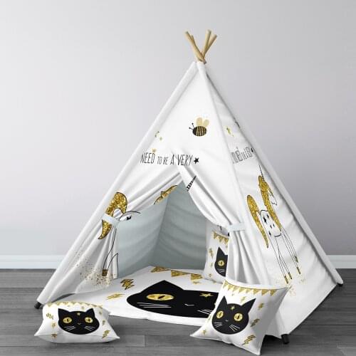 Play Tent for Kids Wigwam Portable Indoor Playground Tents Children Bedrooms Fairy Girl Model 001