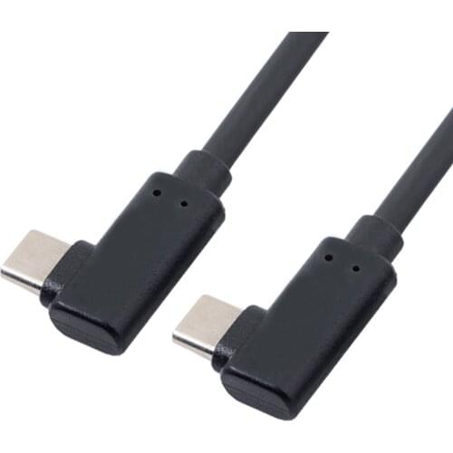 Chenyang USB-C Type-C to Type-C Cable Gen2 10Gbps 65W Dual 90 Degree Left Right Angled Type