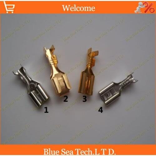 200pcs 4 model 6.3mm male and female terminal for 6.3mm Car connector,fuse holder/box etc.6.3 terminal sets,car Accessory