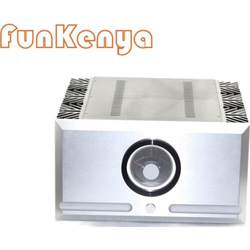 DIY PASS Amplifier Chassis Hi-end Rear Class Tube Amplifier Meter Case W360 H195 D378 Aluminum Cabinat Enclosure
