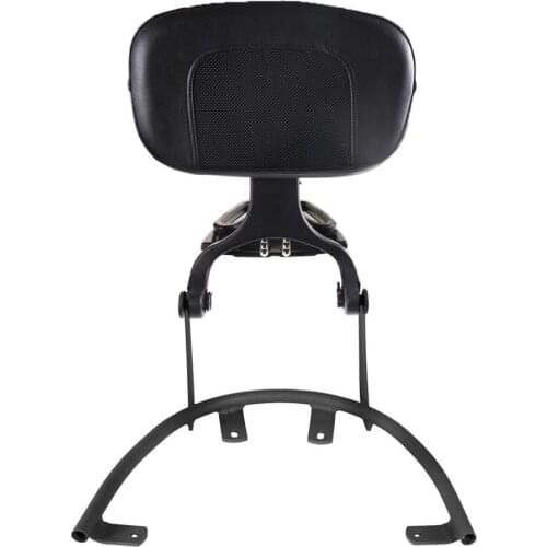 Matte Black Fixed Mount&Multi Purpose Adjustable Driver Passenger Backrest For Django QP150T-C Models