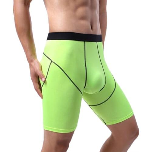 Men sport boxer mesh male Running shorts Anti-sweat Absorption Quick Drying Men Sports trunks Fitness Gym Training boxer
