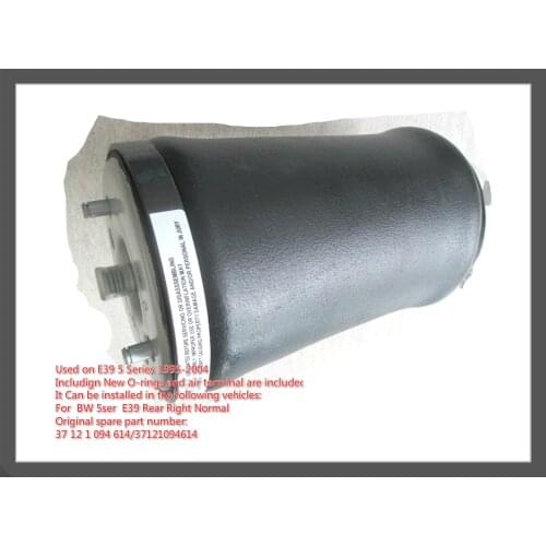 Pneumatic Rear Right Air Suspension / Air Spring Springs Bag Bags For BMW Car E39 5 Series OE# 37 12 1 094 614 / 37121094614