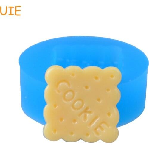 QYL390U 17.2mm Square Cookie Silicone Push Mold - Fondant, Sugarcraft, Baking Tools, Resin Polymer Clay, Chocolate, Candy Mold