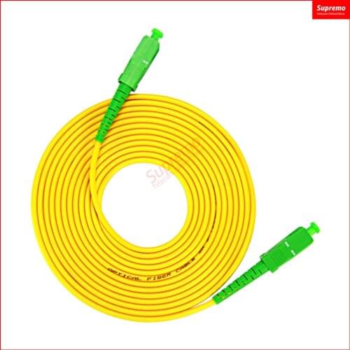 SC/ APC-SC /APC Fiber Optic Patch Cord Simplex Diameter 2mm or 3mm Single Mode Cord Length 1M 2M 3M or Accept Customization