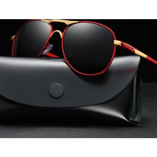 ZXRCYYL Luxury Brand Polarized Sunglasses Men Women Gradient Lens Alloy metal frame Round Sun glasses Pilot Driving