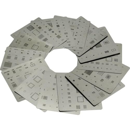 18 kinds BGA Stencil Direct Heating Reballing Stencil Tin for iPhone 4 4s 5 5s 5c 6 6Plus 6S 6S Plus SE 7 7Plus 8 8 plus X XS XR