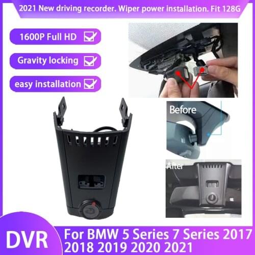2K HD 1600P Easy to install Driving Recorder For BMW 5 Series 7 Series 2017 To 2021 Car DVR Wifi Video Recorder Dash Cam Camera