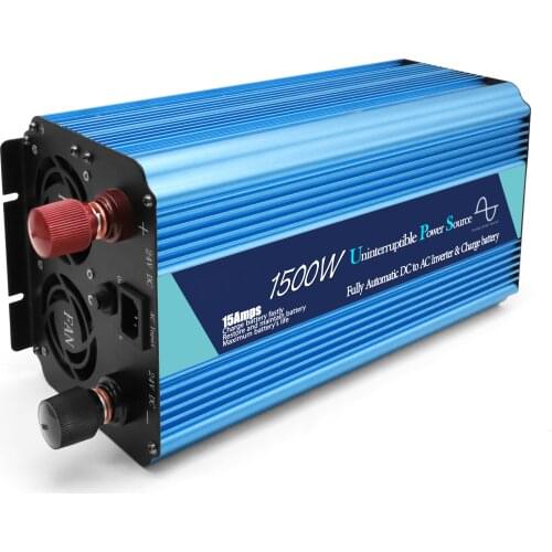 VOITA Off Grid 1500w 12v 24v DC To AC Pure Sine Wave Solar Power Inverter