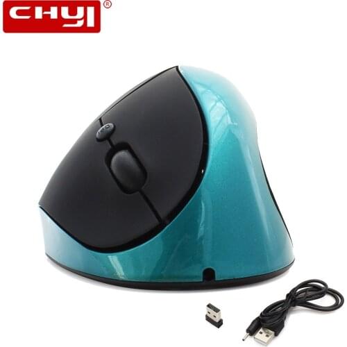 2.4G Wireless Rechargeable Vertical Mouse Ergonomic USB Cordless 1600DPI Optical Mouse 5D Computer Gaming Mice For Laptop PC