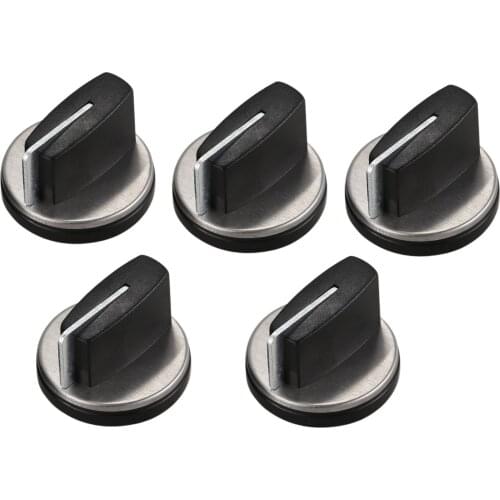 Black plastic and metal embedded gas stove of knob ignition switch 5