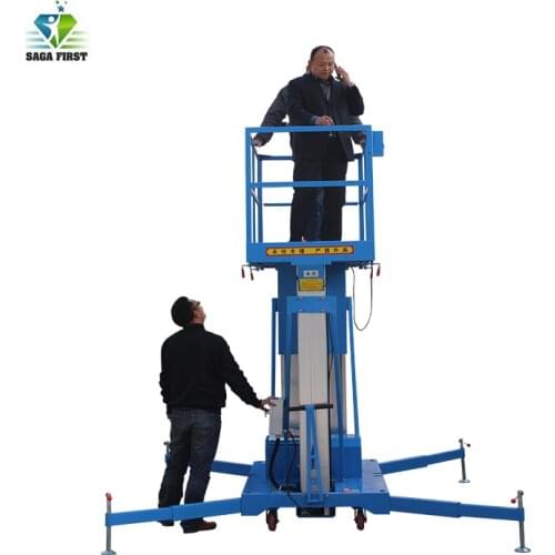 Cheap Price Manual Aluminum Aerial Work Lift Platform