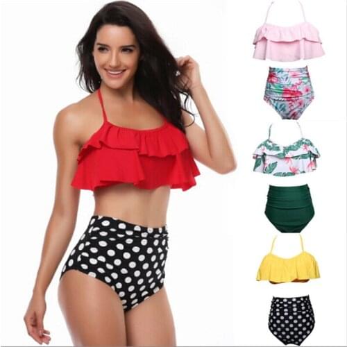 Одинаковые купальники для мамы и дочки Emmababy China At AliExpress