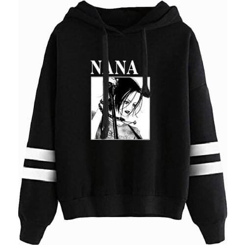 Kawaii Anime Tv NANA Hoodies Women men Sweatshirt Harajuku Coats Kpop Anime Boy Girls Clothes Streetwear Pullovers