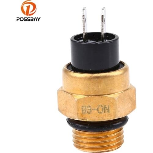 POSSBAY M16/16mm Motorcycle Radiator Cooling Fan Thermo Switch Sensor Motorbike Accessories 37760-KS4-880 for Benelli Cafe Racer