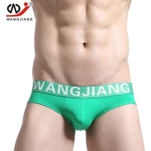 WJ Men briefs sexy underwear shorts men G-strings gay underwear penis pouch Jockstraps Nylon Silky Sheer men underpants