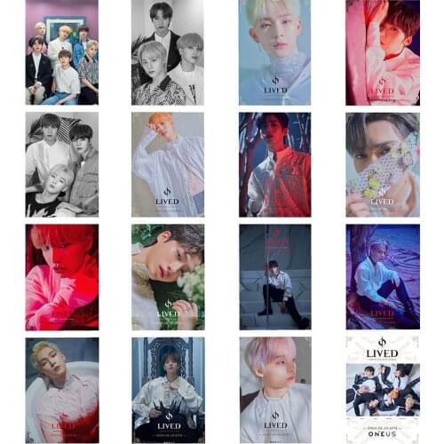 KPOP Oneus DO RAVN XION LEE New Album LIVED Peripheral Little Small Card LOMO Card Collection Card Wholesale New