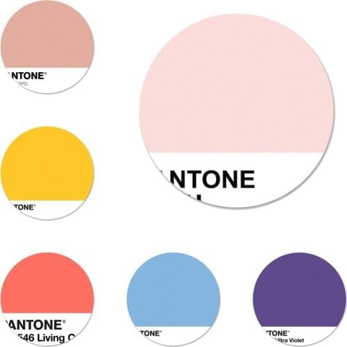 New Arrival 58mm Caliente Pantone Badge Brooch Pin Accessories For Clothes Backpack Decoration gift