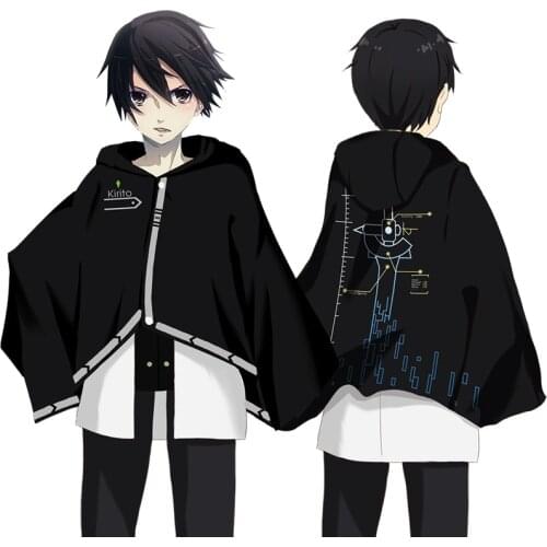 Sword Art Online Kirigaya Kazuto cosplay cloak Anime Blanket Suitable for men and women capes Halloween cosplay Two dimensions
