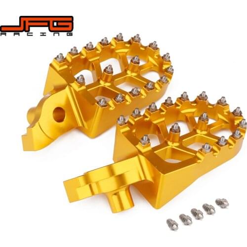 Billet MX Foot Pegs Pedals Rests Footpeg For SUZUKI RMZ250 07-09 RMZ450 05-07 RMZ 250 450 Supermotard Dirt Bike