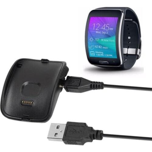 Portable Dock Charger Adapter Stand+USB Charging Cable Cord Replacement For Samsung Galaxy Gear S R750 Smart Watch Accessories
