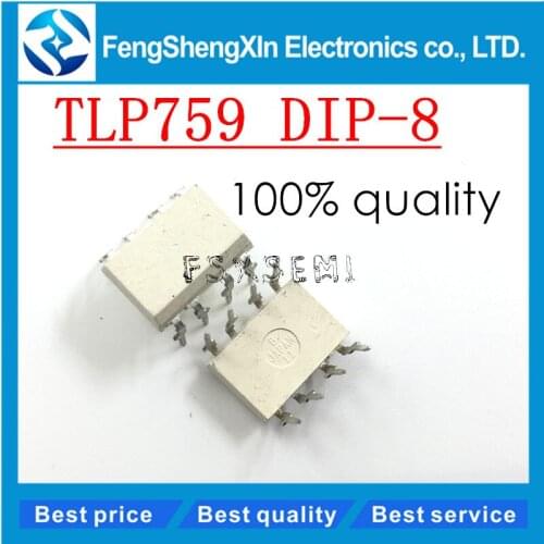 10pcs/lot TLP759 DIP-8 Receiver microprocessor light coupling
