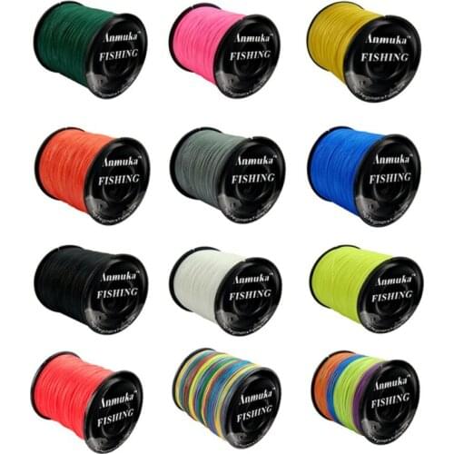 A variety of colors can be selected 500 meters strong fishing line pe line braided pull 3.6-36LB wear-resistant fishing line