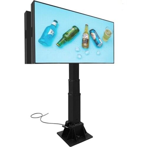 Promotion Full Color Outdoor Waterproof P6 Led Advertising Screen Road Commercial Media Display Billboard Double Side Video Wall