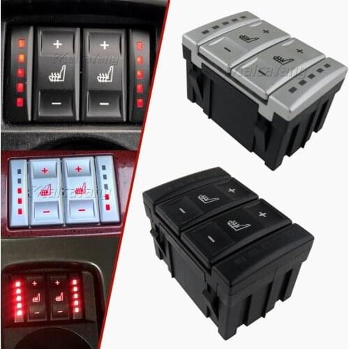 Silver/Black Color 6M2T-19K314-AC For Ford S-MAX Galaxy MK 3 2006 -2015 Mondeo MK 4 2007-2015 Seat Heating Button Control Switch