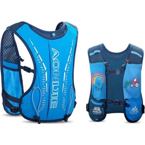 AONIJIE Ultralight Backpack Trail Running Vest Outdoor Hydration Bags Hiking Pack For 6 To 12 Years Girls Boys Children