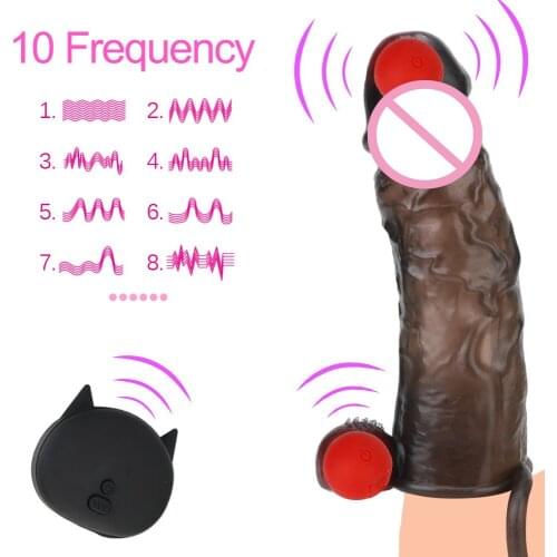 Strapon Vibrators For Men Penis Enlargement Extender Cock Ring Women Dildos Clitoris Massage Sex Toys Couple Erotic Machine Shop