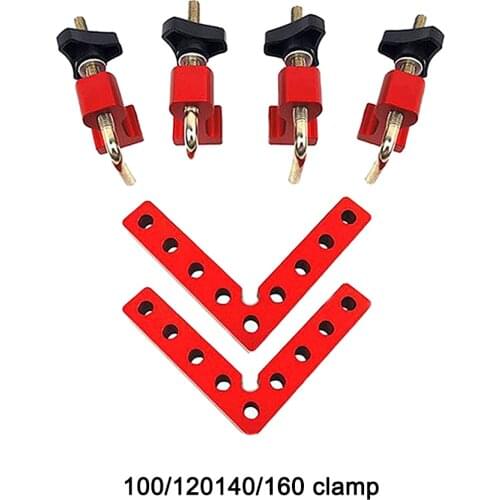 90 Degrees Positioning Squares Right Angle Clamp Alloy L-Type Corner Clamp for Cabinent Drawers