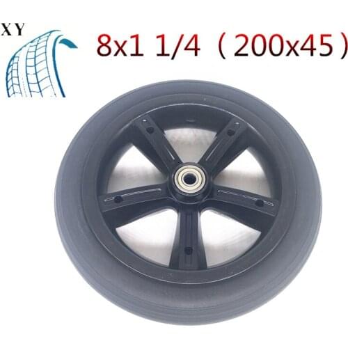 Refitting 200x45 Inner Tube Outer Tube 8 Inch 8x1 1/4 Inner and Outer Tire Pneumatic Tire for E-Twow Electric Scooter