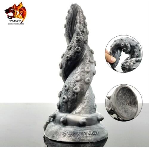 YOCY 2021 New Realistic Octopus Dildo Tentacle Masturbator Anus Fantasy Sex Toy For Men Women Spinner Anal Butt Plug Erotic Shop