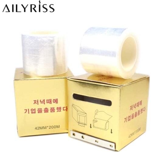 1Box Eyelash Remover Clear Plastic Wrap Eye Use Preservative Film Professional False Eyelashes Extension Permanent Makeup Tool