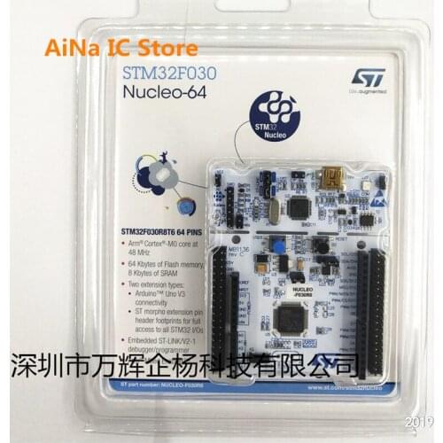 1PCS~5PCS/LOT NUCLEO-F030R8 NUCLEO-64 STM32F030 Development board learning Board