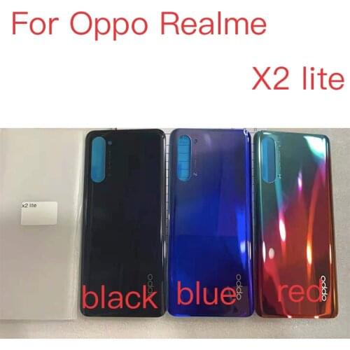 10PCS For Oppo Realme X2 Lite Realmex2lite Back Battery Cover Housing Rear Back Cover Housing Case Repair Parts