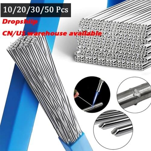10/20/30/50PCs Aluminum Welding Brazing Rod With Sealing 1.6/2MM Low Temperature Aluminum Solder Soldering Welding Wire