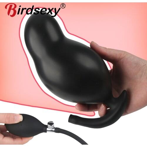 Anal Plug Adult Sex Toys Inflatable Pump Butt Plug Dildo Prostate Massager Anus Extender Dilatador Sexules Toy for Women Man Gay