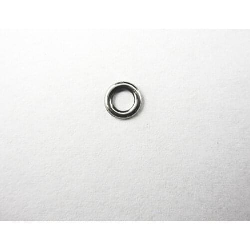BassLegend - 30 pcs Saltwater Sea Stainless Steel Solid Ring Fishing Connector size #3 Strength 90kg