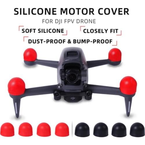 Drone Motor Protectors Silicone Motor Protective Cover Guard Caps For DJI FPV Drone Accessories