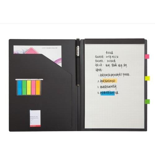 Multi function management book plan Notepad agenda business meeting notebook planner Gel Pen memo pad B5 office supplies