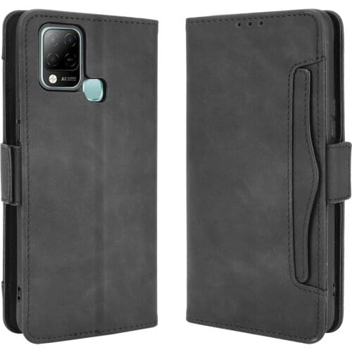 For Infinix Hot 10s Cover Premium Leather Flip Multi-card slot Cover For Infinix Hot 10s 10T Hot 10s NFC X689 X689D X698C case