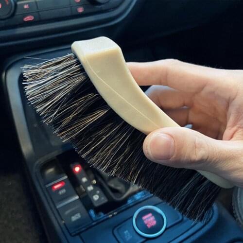 Car Interior Cleaning Brush Air Conditioner Computer Cleaning Brush Durable Leather Seat Dashboard Cleaning Brush Car Cleaning