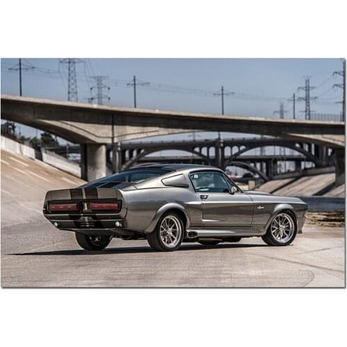 Home Decor Canvas Paintings 2000 Ford Mustang GT500 Super Car Pictures Wall Art Printed Modular Poster Frame Artwork Living Room