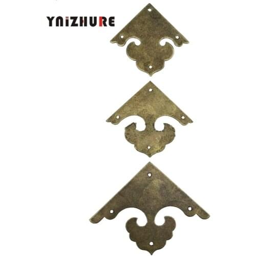 Filigree Triangle Brass Coner Cabochon,Ancient Bronze Tone Corner,Flatback Metal Embellishments Scrapbooking,Wooden Box Decor