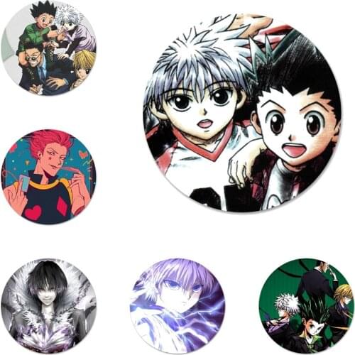 Hunter X Hunter Anime Badge Brooch Pin Accessories For Clothes Backpack Decoration gift 58mm