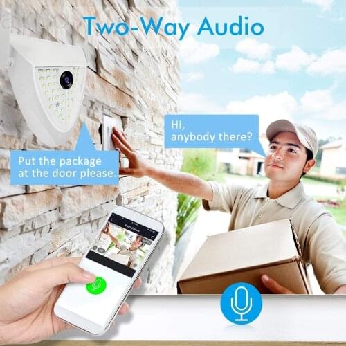 HD 1080P Outdoor IP Camera Security Surveillance WiFi Camera Motion Detection Two-Ways Audio Outside Remote Monitor CCTV IP Cam