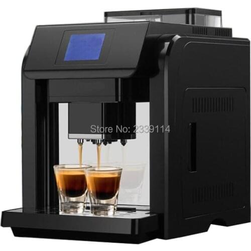 Touch screen One-button Coffee machine Household office Fully automatic Commercial use high pressure Italian Steam type